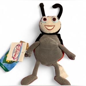 VTG Disney Store A Bug's Life “Francis” Bean Bag Toy Stuffed Animal NWT (T85)